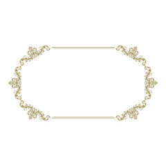 Vintage Damask, Royal Baroque Frame