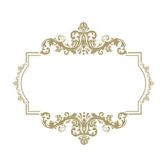 Vintage Damask, Royal Baroque Frame
