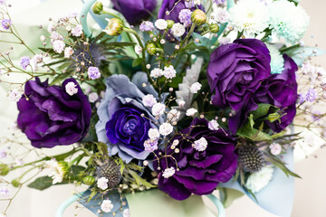 Small flower arrangement for anniversary.