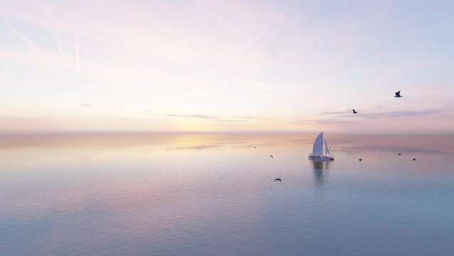 Amazing sea landscape. Dramatic sea sunset. Burning sky and shining golden waves. Summer sunset seascape. Atlantic ocean beach sunsets. Seascape background. Tourism, travel, holdiay, summer concept.