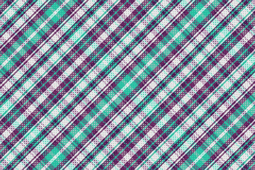 Tartan plaid pattern with texture and retro color.