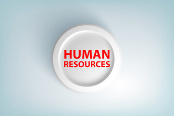 Human resource management and recruitment employment business concept