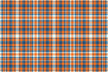 Tartan plaid pattern with texture and retro color.
