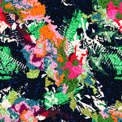 Textile print  pattern. abstract  seamless fabric and digital print pattern. geometric print pattern for textile design and fabrics.