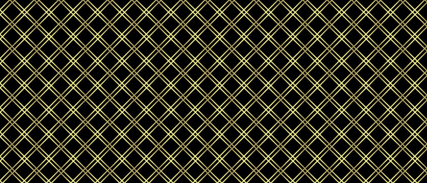 Art deco luxury black gold pattern for decoration