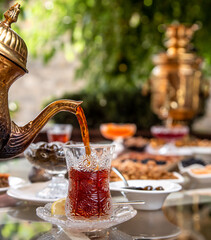 the most traditional Azerbaijani samovar tea