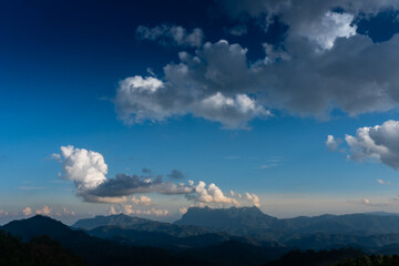 Fototapeta premium Nature landscape, Doi Luang Chiang Dao, Chiang Mai province in Thailand.