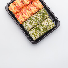 image of fast food food. fast food concept