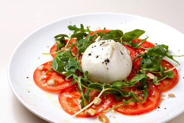caprese salad close up