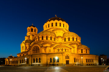 Cathedral Saint Alexander Nevski in Sofia, Bulgaria