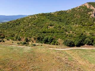 Fototapeta na wymiar Aerial view of Kozhuh Mountain, Bulgaria