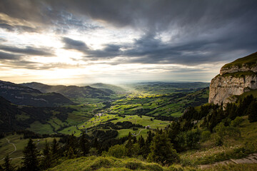 Abend im Appenzellerland