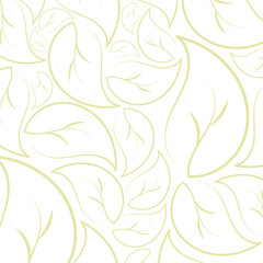 Colored ecological leaf pattern background Vector