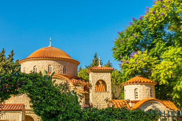 Fototapeta na wymiar Agios Georgios Alamanou Monagroulli ortodox monastery, Limassal, Cyprus