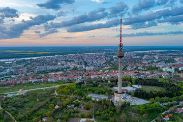 TV Tower in Bulgarian city Ruse.