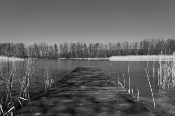 Poland Frozen Lake Pasym