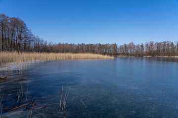 Poland Frozen Lake Pasym