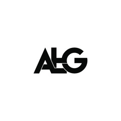 atg letter original monogram logo design