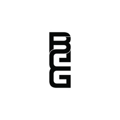 beg letter original monogram logo design