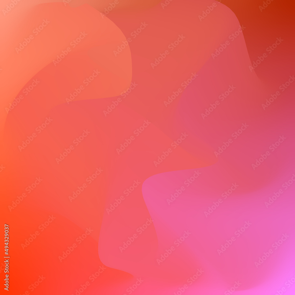 Poster abstract, modern and colorful mesh gradient background