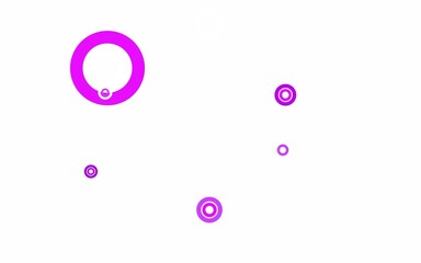 Light Purple vector template with circles.