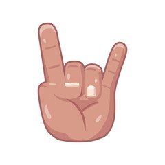 Obraz premium Isolated hand cartoon icon doing a gesture Vector illustration