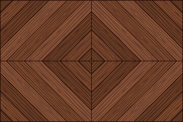 Wooden floor texture motif walnut color vector design illustration