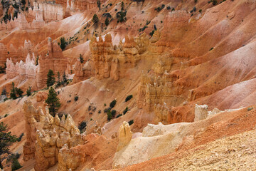 Rocky mountains of Bryce Canyon