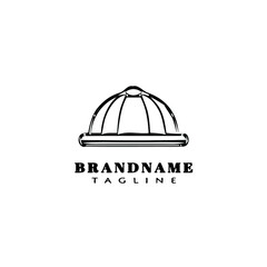 bonnet logo unique template icon black isolated vector illustration