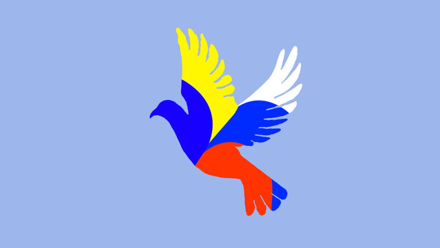 Dove of Peace for Ukraine, Friedenstaube für die Ukraine