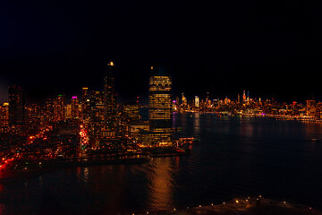 Fototapeta premium night over manhattan