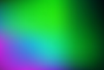 Light pink, green vector gradient blur pattern.