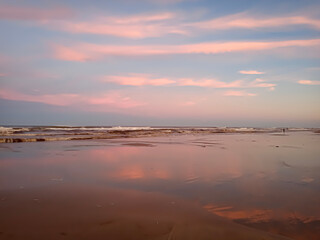 Obraz premium sunset over the sea