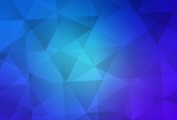 Fototapeta premium Light Pink, Blue vector abstract polygonal background.