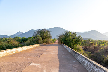 path in the mountains