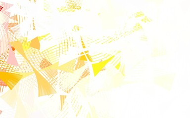 Light Yellow vector pattern with polygonal style.