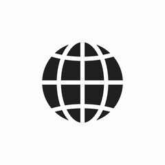 Web Icon. Web flat style isolated on a white background - stock vector.