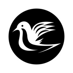flying bird logo
