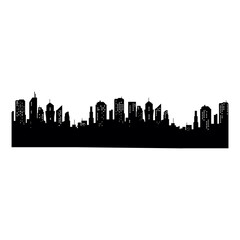 city skyline silhouette illustration