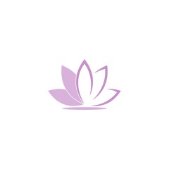 Fototapeta premium Lotus icon logo design
