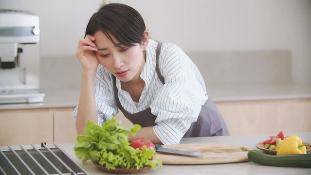 キッチン・女性