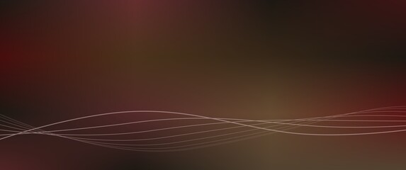 Naklejka premium Abstract wavy lines vector illustration with mesh background, can be used for background, backdrop, banner, wallpaper, illustration, presentation cover background