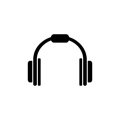 headset icon vector design