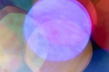 colorful bokeh abstract light background	
