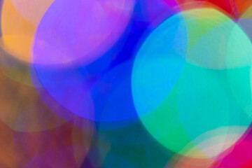 colorful bokeh abstract light background	
