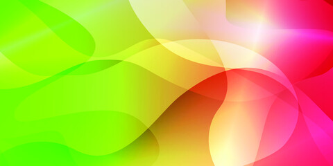 Desktop background, technology, digital, tv screen, orange yellow green light wave gradient abstract vector.
