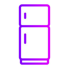 refrigerator gradient icon