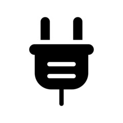 Obraz premium Plug Icon Vector Symbol Design Illustration