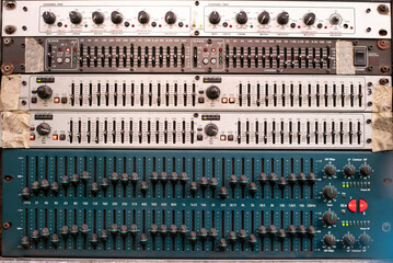 Digital audio mixing console music mixer