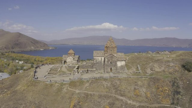 Aerial, Sevanavank Monastery, Armenia